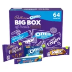 64 Packs Cadbury & Oreo Biscuit Big Box of Treats 1.79kg New