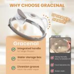 Food-grade microwave oven lid upgrade water steamer, 10 inches - Image 2