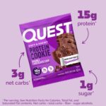 Quest Nutrition Double Chocolate Chip Protein Cookie,  12 Count - Image 4