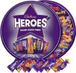 Cadbury Heroes Chocolate Tub 550G  Limited to 1 box