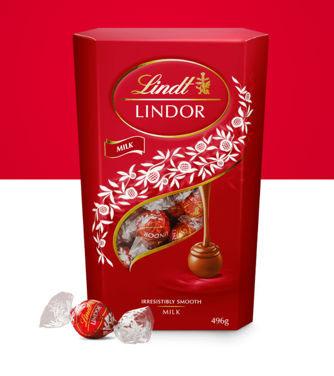 a95c04f19fb7fec56af64c8429323415 Lindt LINDOR Milk Cornet 496g - Image 1